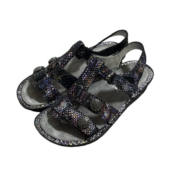 Algeria by PG Lite SZ 36 Dress Sandal Color Zesty Style  Adjustable Straps - Picture 3 of 8